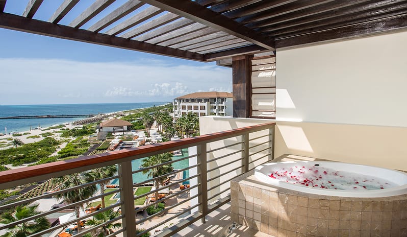 SECRETS PLAYA MUJERES - PREFERRED CLUB MASTER SUITE OCEAN VIEW BALCONY